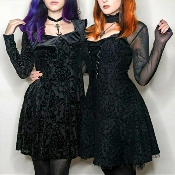 Killstar ANGELIQUE COLLAR DRESS - XS, NWT - Picture 1 of 5